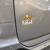 Magnetic Sticker for Cars, Beginners, MT Cars, Recording, Caution, Caution, Dog Pattern