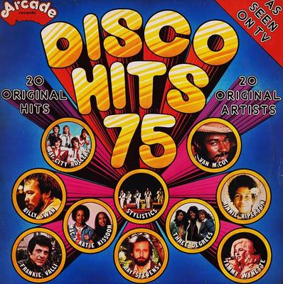 LP Пластинка РАЗНЫЕ ИСПОЛНИТЕЛИ - Диско Хиты 75 ADEP18 Arcade 1975 Великобритания Поп Б/У