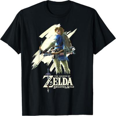 Nintendo Zelda Breath of the Wild Линк Взгляд Графическая Футболка Футболка