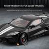 1/22 Корвет C8 кабриолет литая модель автомобиля из сплава симуляция спортивного автомобиля украшения детские игрушки подарки