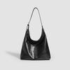 2025 new sense retro soft leather tote bag versatile large capacity simple commuter portable shoulder armpit bag