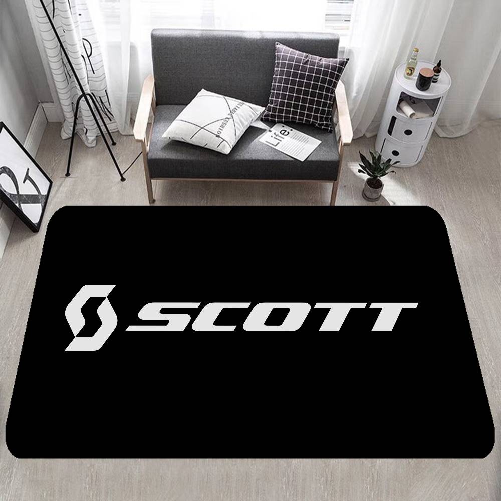 S-ScottS Логотип Велосипеда Прямоугольный Коврик для Пола Противоскользящий Домашний Мягкий Коврик для Ванной Передняя Дверь Внутренний Наружный Коврик Отель Декор Коврик