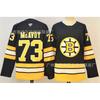 Boston Bruins Ice Hockey Embroidered Jersey 88 73 1 Team Sports Uniform