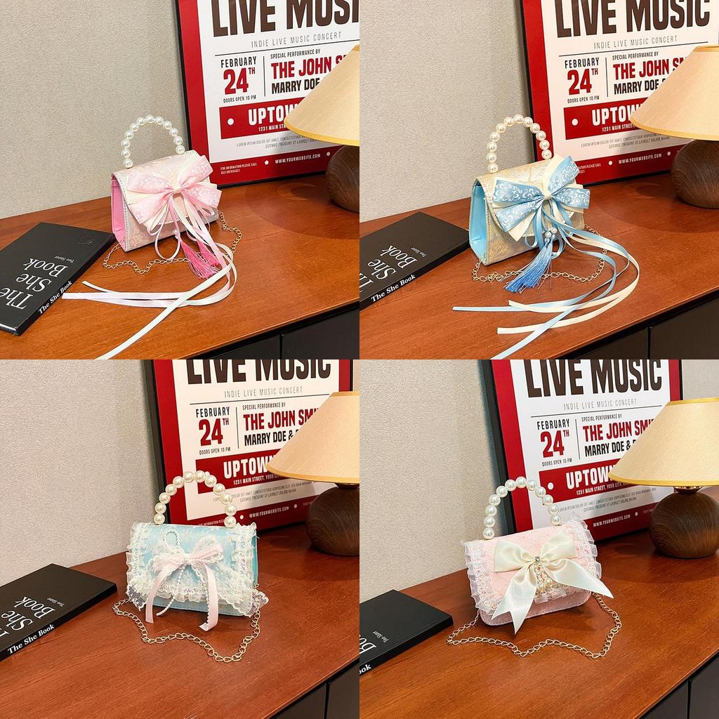 Childrens Small Purse Pu Fabric Cute Fashion Trendy Girls Shoulder Bag For Daily Use