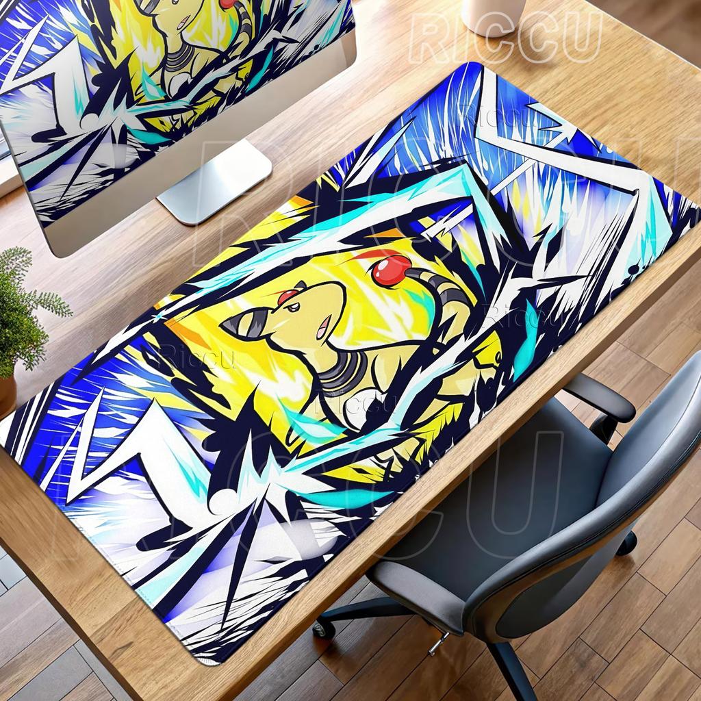 Pokemon Pattern Mouse Pads Ampharos Cartoon Non-slip Desk Mats Anime Gaming Office Desk Accessories Pad Speed PC Aesthetics Rugs