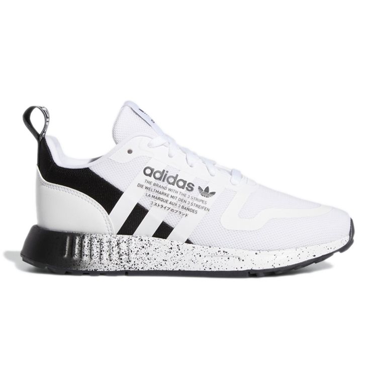 adidas Originals Multix J Прочные низкие кроссовки для бега Детские кроссовки Белый Черный GX5087