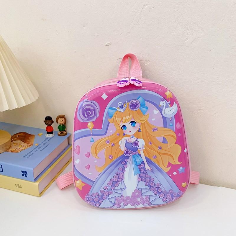 Cute Princess Backpack Cute Fun Cartoon Kindergarten Primary School Students Schoolbag Tide Children'S Backpack