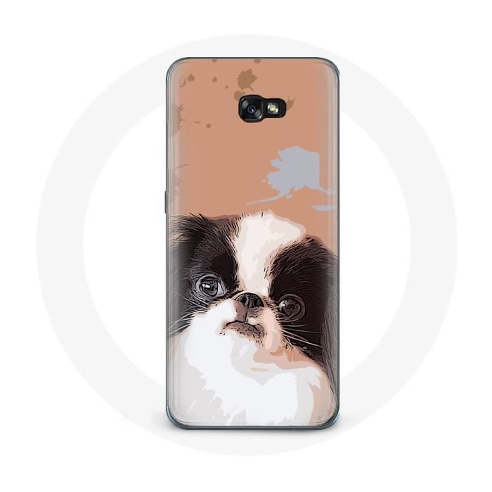 Case for Samsung Galaxy A8 2016 Japanese Spaniel Black and White Dog Breed