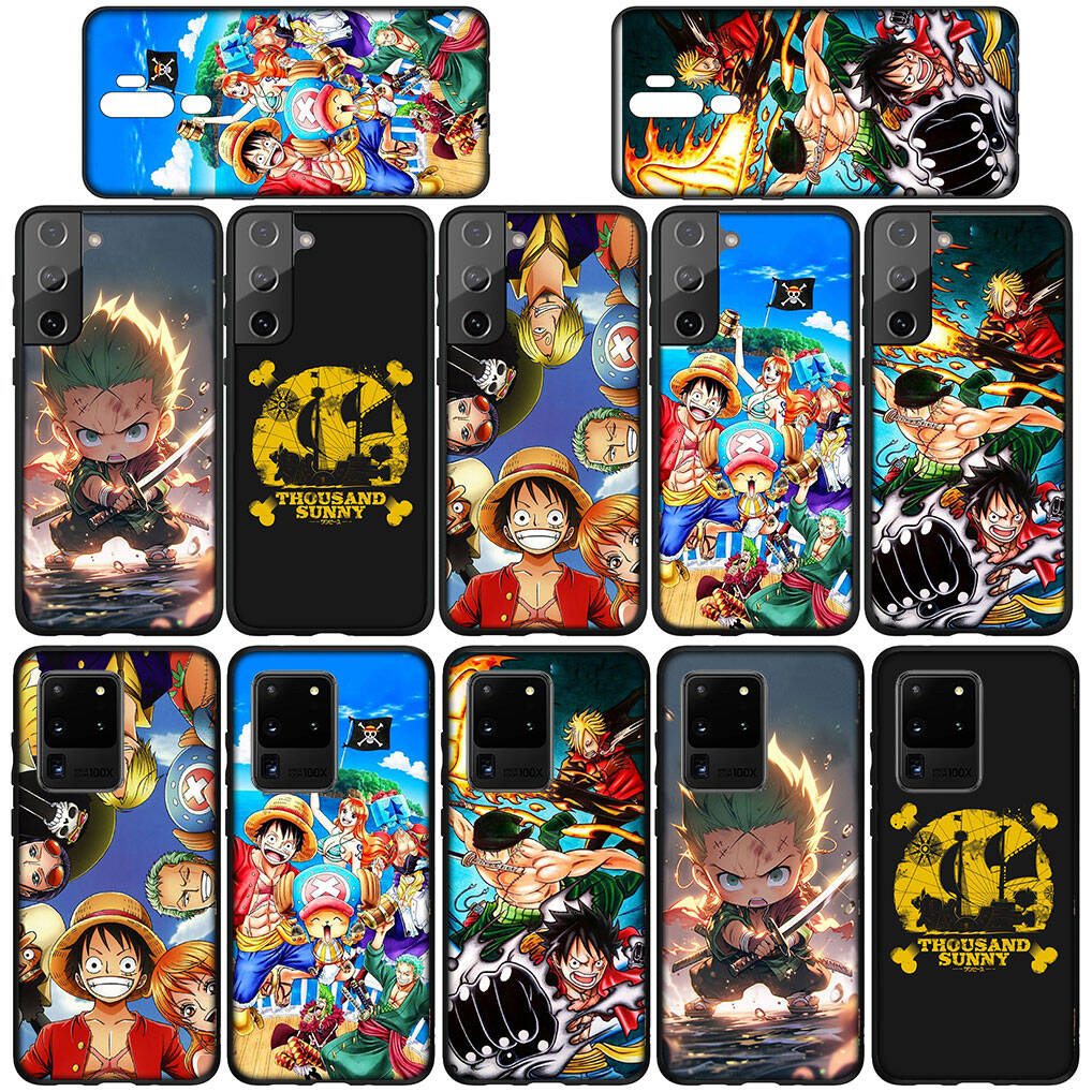 Для Samsung Galaxy S25 S24 S23 iPhone 17 16 15 Xiaomi Redmi Note 14 13 12 11 Plus Pro Max A37 A57 Чехол для телефона One Piece Luffy Roronoa Zoro OPPO Huawei