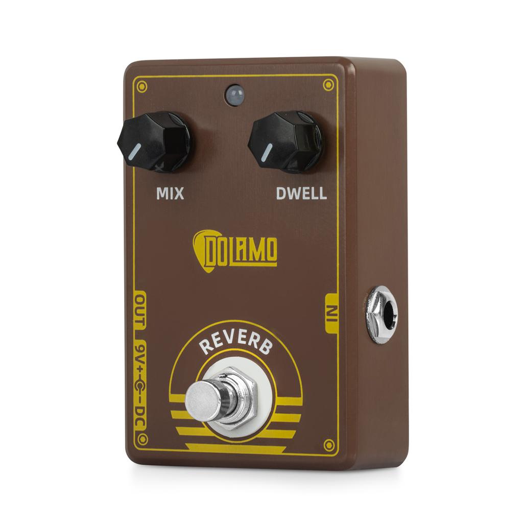 Педаль эффектов для гитары Dolamo Reverb Dwell/Mix DC 9V 6.35mm Входной/выходной интерфейс Аналоговый усилитель
