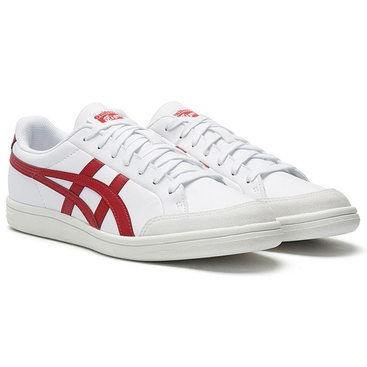 ONITSUKA TIGER Advanti Entry Court Classic Повседневные Нескользящие Легкие Низкие Кеды для Скейтбординга Унисекс Кроссовки Красный Белый 1183A506-100