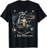 Funny Raccoon Baseball Iced Coffee Lover I Live Here Now Gift Unisex T-Shirt