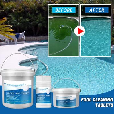 Шипучие таблетки для чистки бассейна Таблетки для очистки воды Многоцелевые таблетки для чистки бассейна Шипучие таблетки для бочки