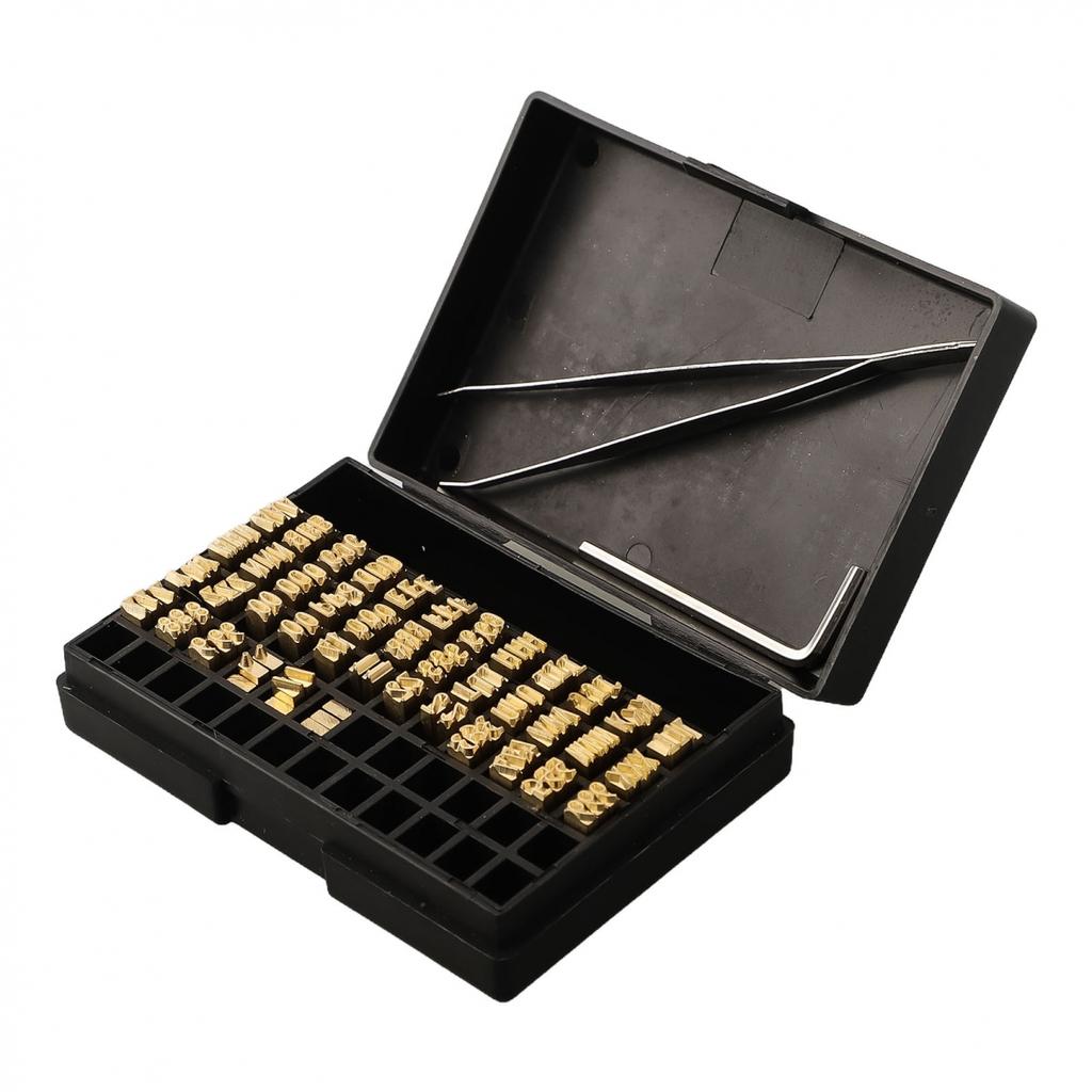 120 шт. Печатный шрифт Медный символ Штамповочный станок