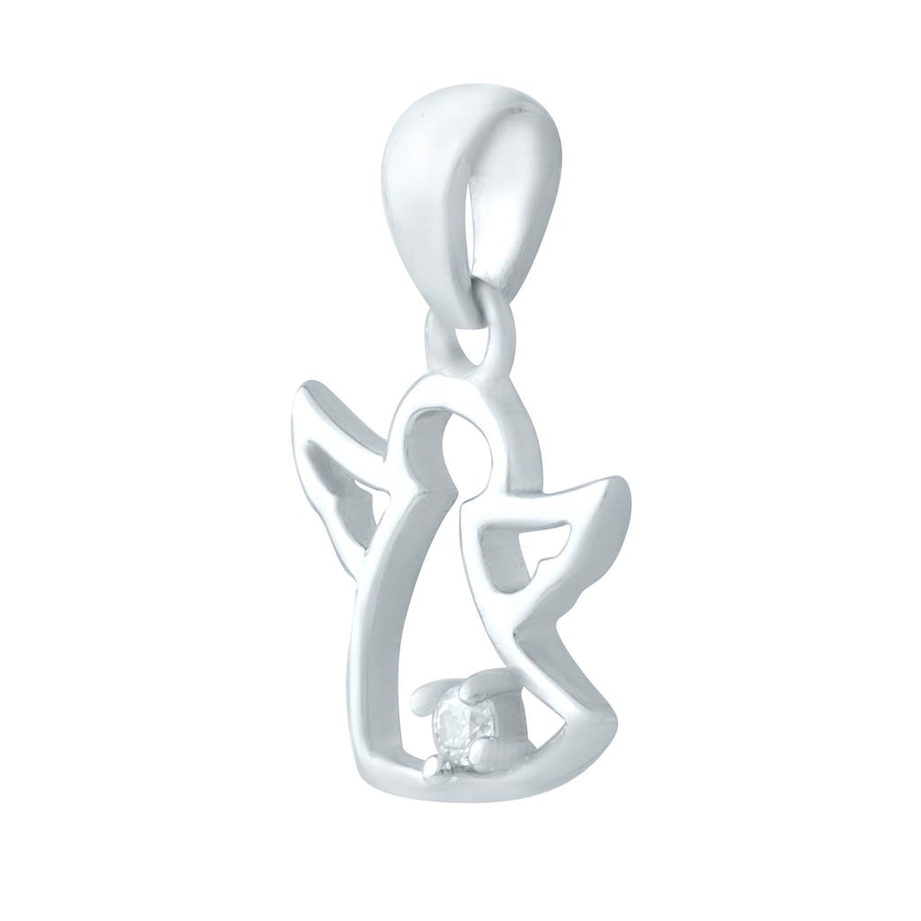 Серебряная подвеска с фианитами (1255704)