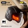 Full Face Motorcycle Helmet Scooter Electric Bike ABS Dual Lens Anti-Fog All Season Ride Gear