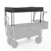 Removable Awning Canopy for Wagon Attachment Sun Shade Cover for Trolley Cart