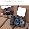 Ergonomic Hand Grip For Action Cameras Featuring Quick Blind Button And Cold Shoe Mount For Stable Street Photography