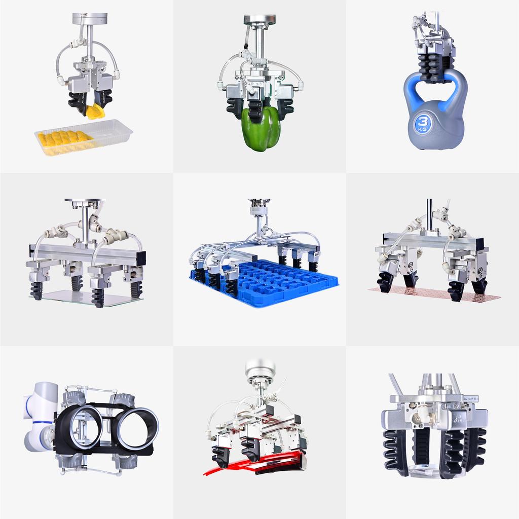Mechanical Hand Fixtures No Trace Adjustable Gripper Finger FM-A,FM-B Series Soft Fingers Flexible Claws