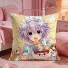 hHyperdimension Neptunias Cushion Cover Premium Comfort Reversible Pillow Cove Two in One Design for Any Room  Car Interior