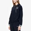 FILA Jackets Women's Jet Black Hooded Moderate Straight Fit (Unisex) Jackets F11W229501F BK