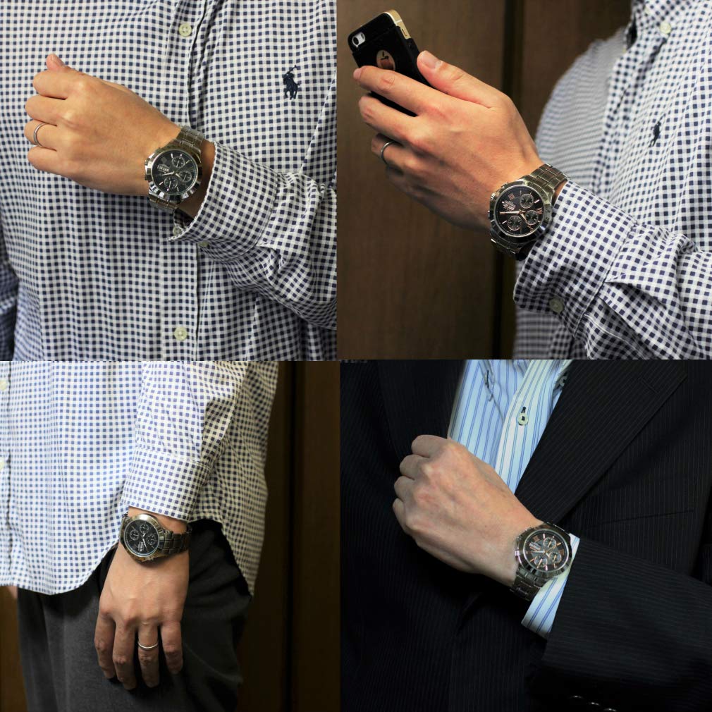 Forever Chronograph Gem with the Presence of a Valuable High Speed Second Chronograph 10 ATM Water Resistant Calendar Date Day of the Week Tachymeter