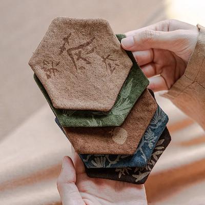 Винтажные подставки с вышивкой, подставки для чая, чайные аксессуары, подставка для чайной чашки, бытовые термоизолированные подставки