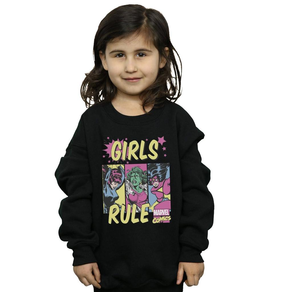 Marvel Comics Girls Rule Sweatshirt