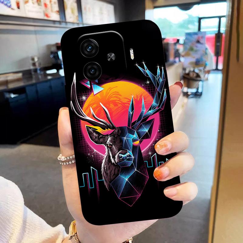 Чехол для телефона VIVO IQOO Z9 Turbo 5G Модные чехлы Защитный корпус Для IQOO Z9 Turbo Чехлы Мягкий ТПУ Силиконовый чехол Coque