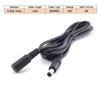 Female To Male Plug CCTV DC Power Cable Extension Cord Adapter 12V Power Cords 5.5x2.1mm Camera Power Extension Cord