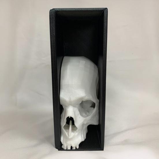 Halloween Skull Bookend Bookshelves Decoration Spooky Gothic Skull Figurine Home Office Desktop