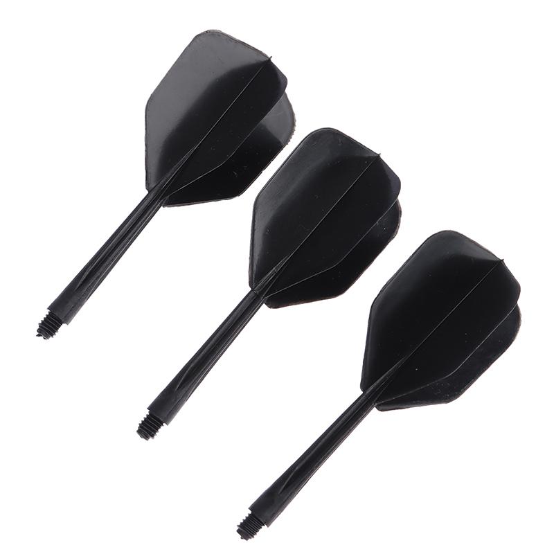 3Pcs Plastic Professional Dart Flights 2Ba Screw Soft Durable Darts Tail
