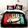 England rugby 3pc set Perfect for bedroom use Comfortable bedding set includes a duvet cover and two pillowcases Ideal birthday or Christmas gift