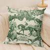 Boho Plant Decorative Cushion Cover Soft Plush Throw Pillow Cover DoubleSided Decorative Cushion Case  Sofa Bedroom Home Decor