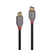 USB 2.0 Type C To Micro-B Cable - LINDY - Anthra Line - 2m - Double Shielding - Gold Plated Contacts