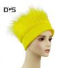 Hairy Costume Headband Empty Top Design Headband Wig Decor Elastic Soft Headgear Ball Fan Hair Accessory