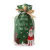 5pcs Kids Pastry Tool Santa Claus Elk Cookies Gift Bags Christmas Decor Candy Package Drawstring