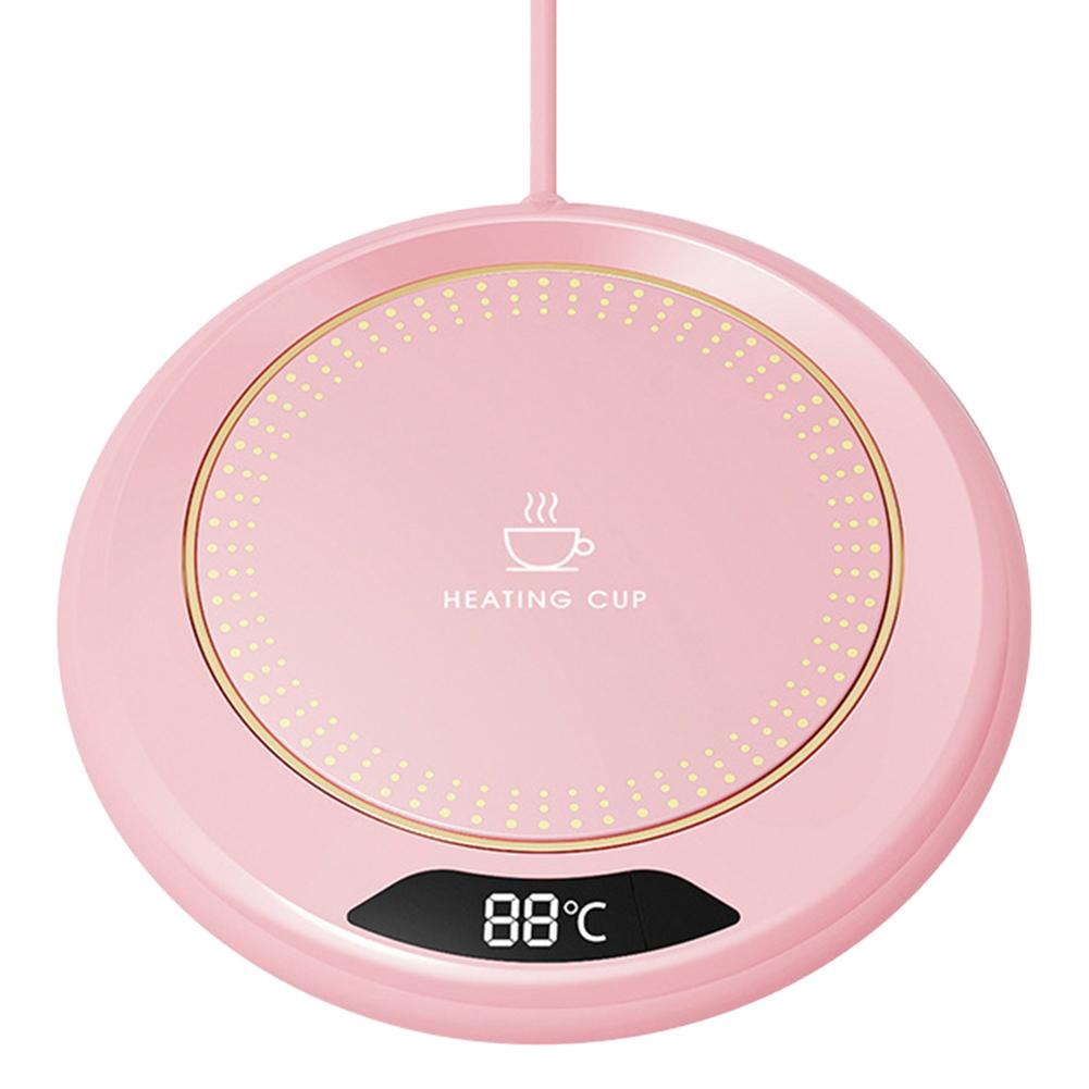 Thermostat Coaster Coffee Mug Warmer 3 Temperature Setting Heating Plate Auto Shut Off Portable Cup Warmer for Travel Office Use