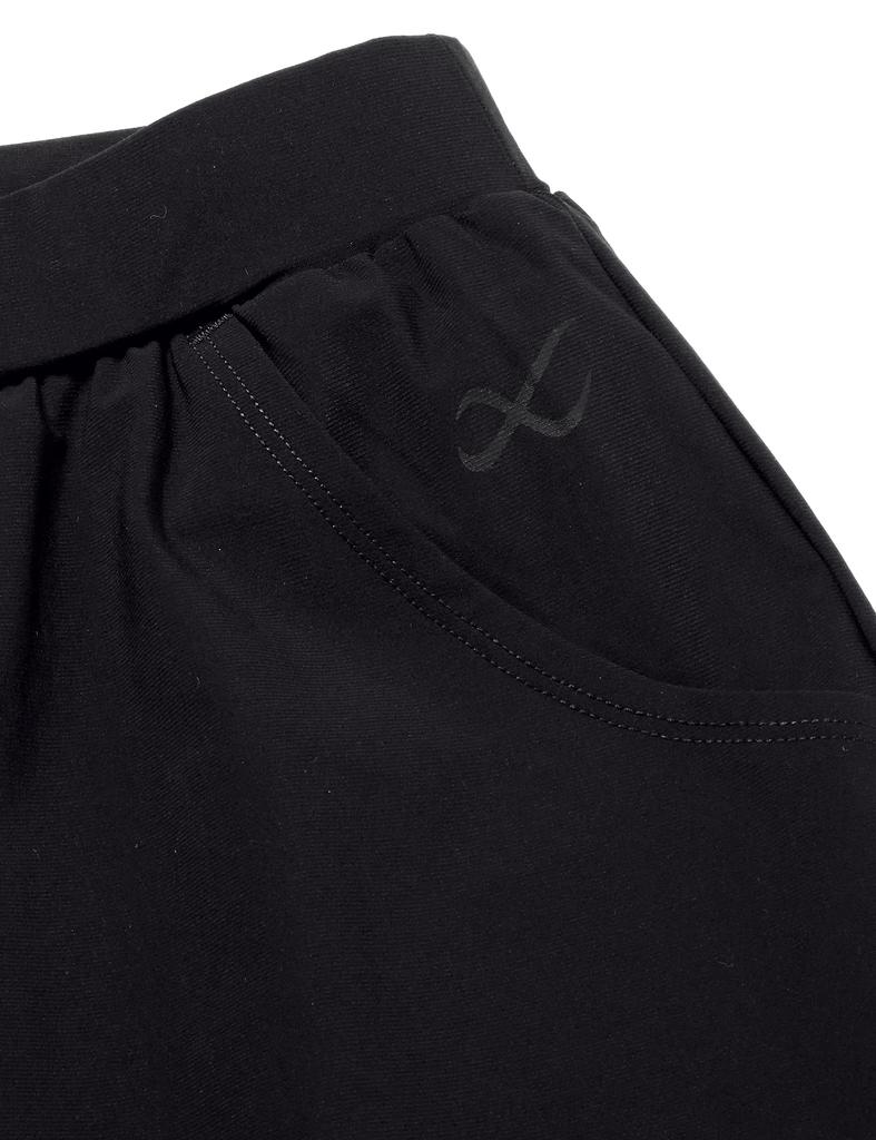 Blue Outer Bottom Yoga Wear Long Pants UV Protection Rate Over Stretch DGY517 BL L [CEDA X/Wacoal] (3/4 Length) 90% Women's