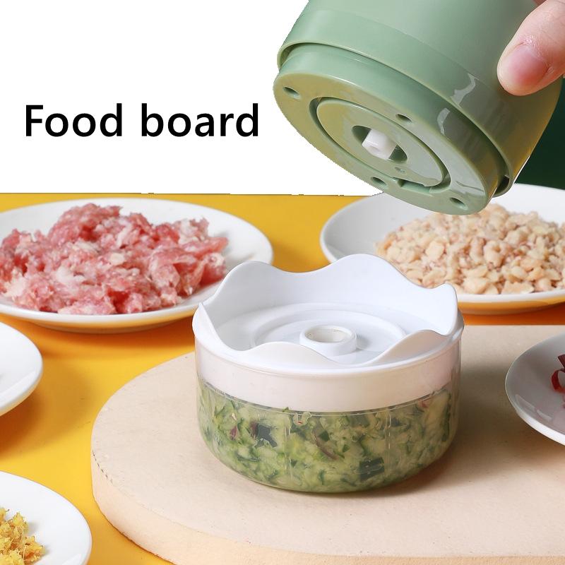 Мини-электрический измельчитель чеснока, USB-мясорубка, машина для измельчения чеснока, прочная, дробилка для овощей имбиря, кухонные принадлежности