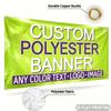 1pc Custom Indoor and Outdoor Banner - with 4 Grommets for Easy Hanging, Multi Sizes To Choose, Ideal for Parties and Business