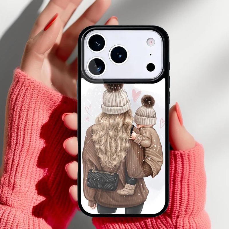 Fashion Super Mom Phone Case for iPhone 17 16 15 14 13 Pro Max Back Cover for 12 11 Pro Coque