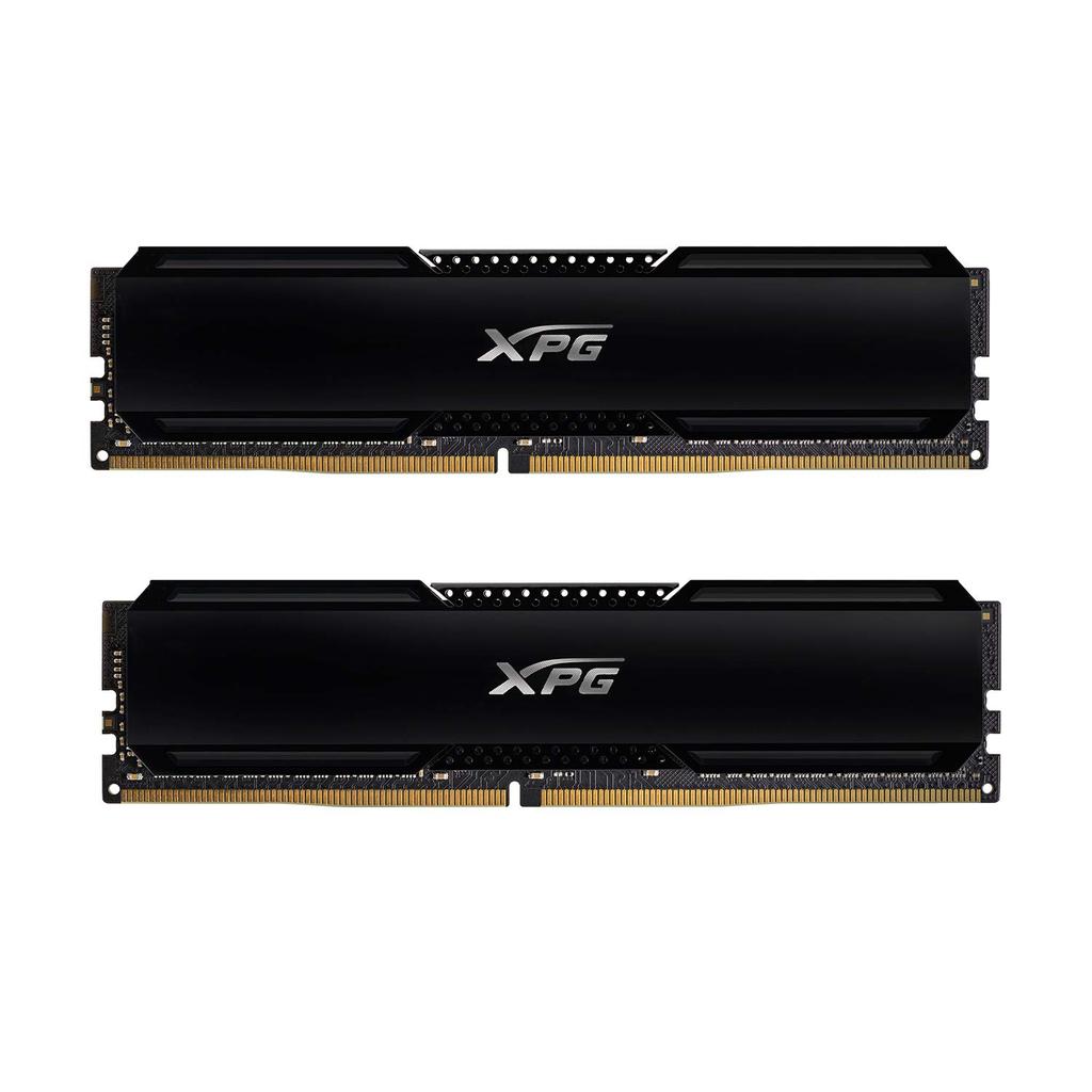 XPG GAMMIX D20 3600MHz 16GB SDRAM 288 Pin UDIMM Desktop Memory Kit Black (2x8GB) PC4-28800 (AX4U360038G18A-DCBK20)