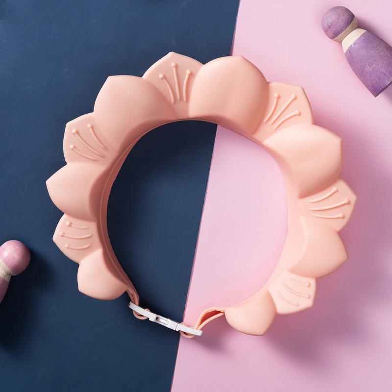 Baby Shampoo Cap Adjustable Wash Shower Hat For Newborn Kids Ear Protection Children Bath Visor Head Cover Cute Shield