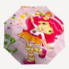 Strawberry Shortcake Automatic Opening Folding Umbrella with 8 Bone Iron Frame Perfect for Fans,Travelers,and Daily Use0104087a