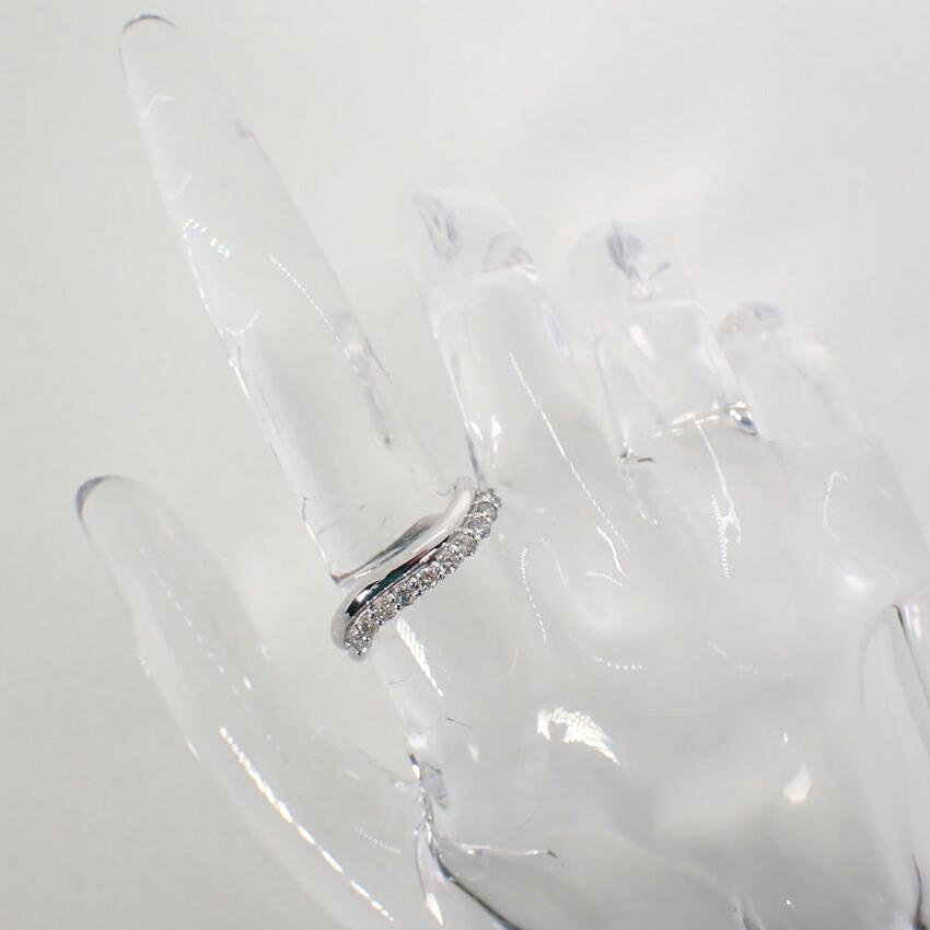 [Б/у] Кольцо с бриллиантом K18WG/Нет. 13/г431-63