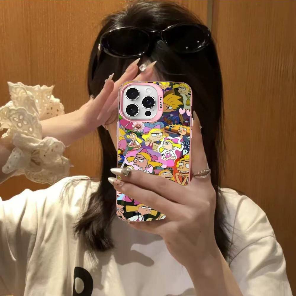 Мультяшный Крутой Чехол для Телефона Хей Арнольд Для IPhone 17 16 15 14 13 12 11 Pro MAX Матовый Ударопрочный Задний Противоударный Матовый Чехол