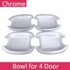 for Chevrolet Holden Malibu 2013~2015 MK8 Chrome Exterior Door Handle Cover Car Accessories Stickers Trim Set 2013~2017 Russia