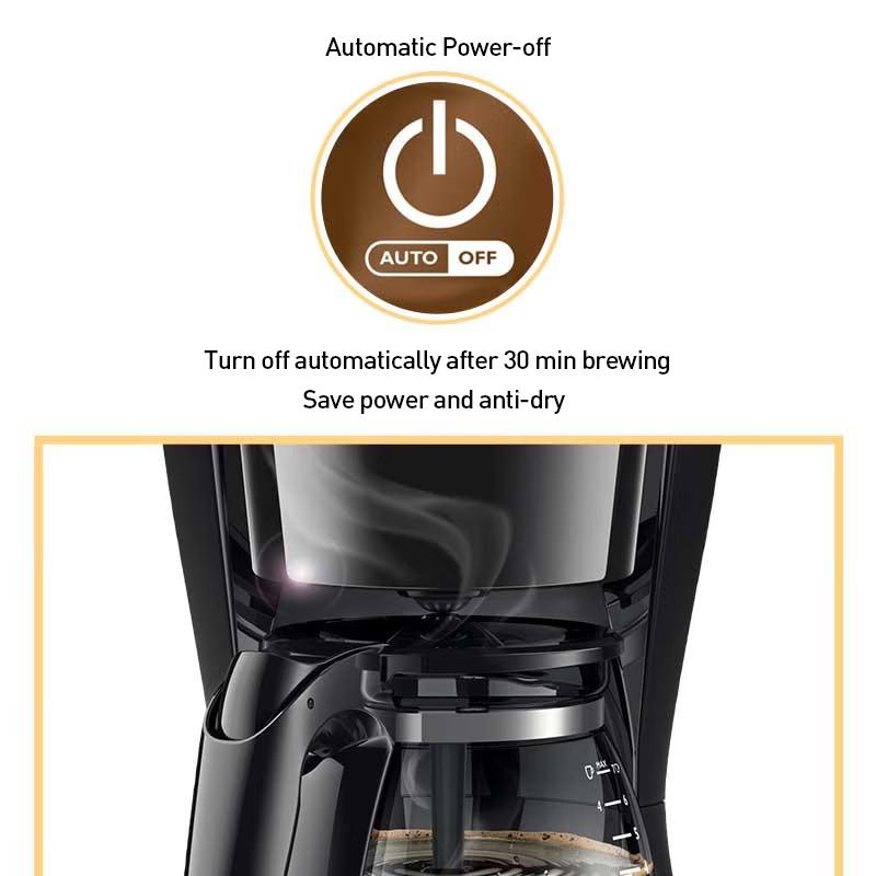 Philips HD7432 Кофеварка Американский кофейник Чайник Многофункциональный чайник, подходит для приготовления кофе и чая