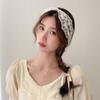 Korea Style New Lace Headband Female Aesthetic Mori Fairy Hair Accessories Fashion Tied Hair Braided Casual Ribbon Holiday Summer
